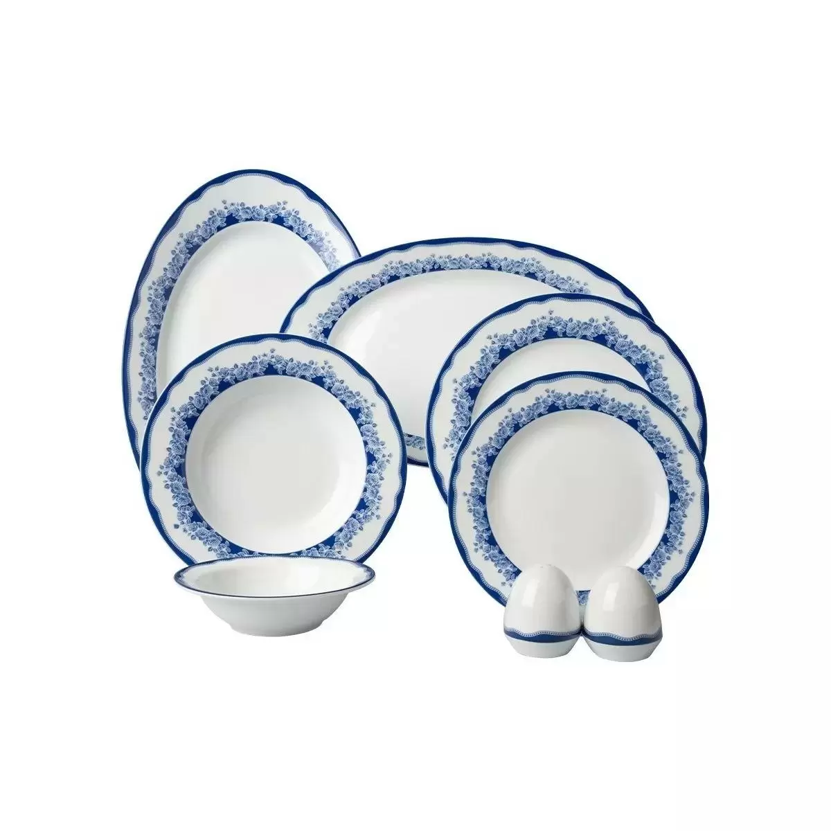 سرویس 102 پارچه چینی زرین-ایتالیا اف(گرد)-12 نفره-ماهور-درجه یک